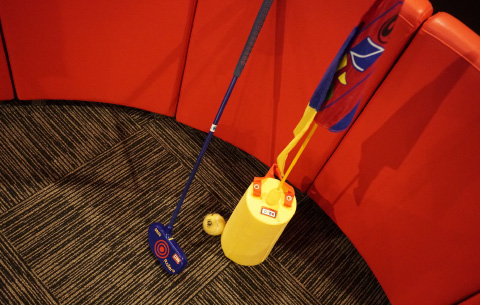 お子さまも楽しめる！子ども用のゴルフグッズをご用意！